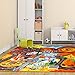 Disney Cars Play Rug Lightning McQueen Mater HD Printed Kids Room Decor Bedding Throw Area Rugs 5x7, X Large