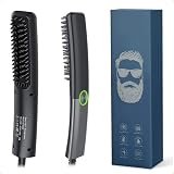 Lidasen Beard Straightener Comb Multifunctional Ionic Heated Brush Men's Hair view 1