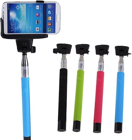 Amazon スマホ スタンド Bluetooth ブルゥートゥース 自分撮りスティック Iphone5s Iphone5 Htc Nexus5 対応 Android 携帯電話 対応 多機能 伸縮 スタンドスティック 伸びるカメラ一脚 カメラスタンド デジカメ用 ライトブルー 自撮り棒 通販