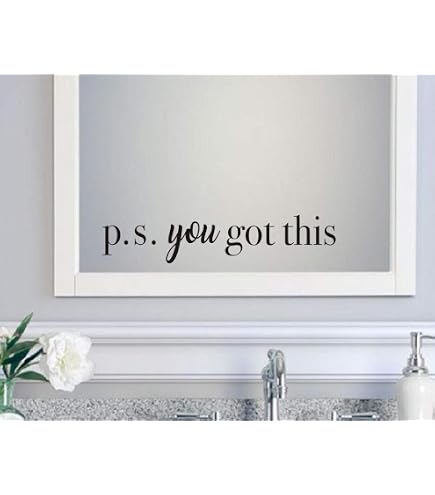 Pegatinas Para Espejo Retrovisor - 5 Frases Motivadoras En Español, Decoración Divertida Para El Coche