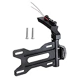 Motorcycle Adjustable License Plate Mount For
