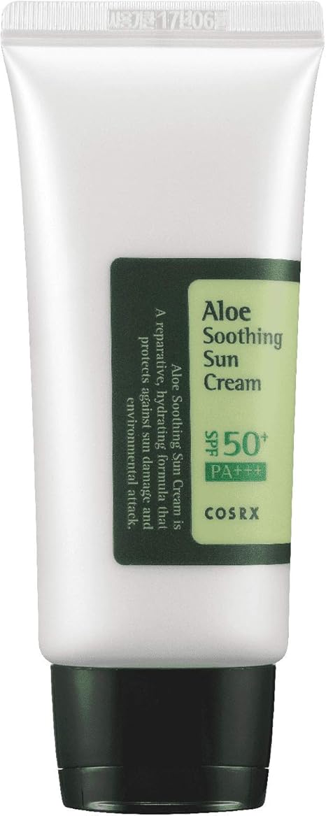 cosrx aloe soothing sun cream non comedogenic
