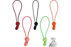6pcs Clay Bag Ties, Adjustable Elastic Pottery Clay Bag Ties Ceramic Tool Strap Craft Studio Supplies Closure and Organizatio