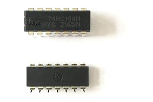 Todiys New 20Pcs for 74HC164 74HC164N SN74HC164N HD74HC164P DM74HC164N DIP-14 8-BIT Parallel-Out Serial Shift Registers IC SN74HC164