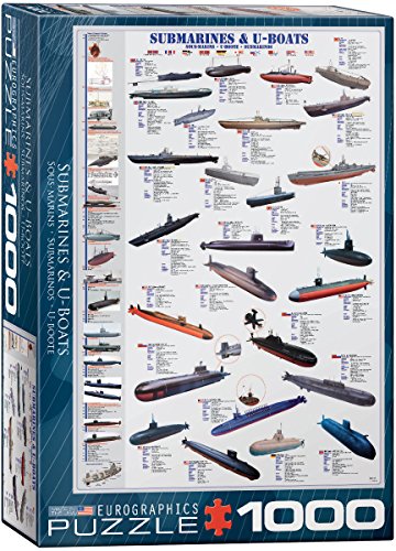 EuroGraphics Submarines and U Boats 1000 Piece Puzzle