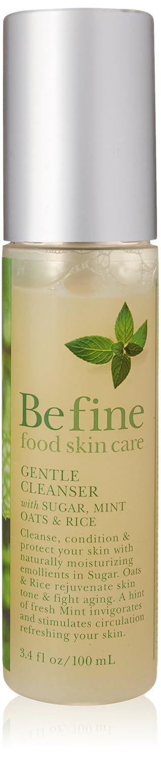 Gentle Cleanser with Sugar, Mint, Oats and Rice by Befine, 3.4 Ounce