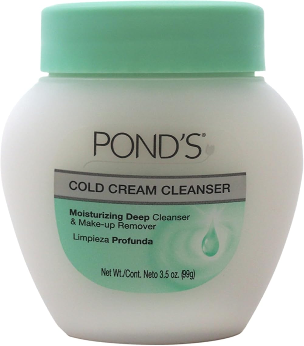Pond's Cold Cream Cleanser Moisturizer 3.5 oz Makeup Remover Soft Skin