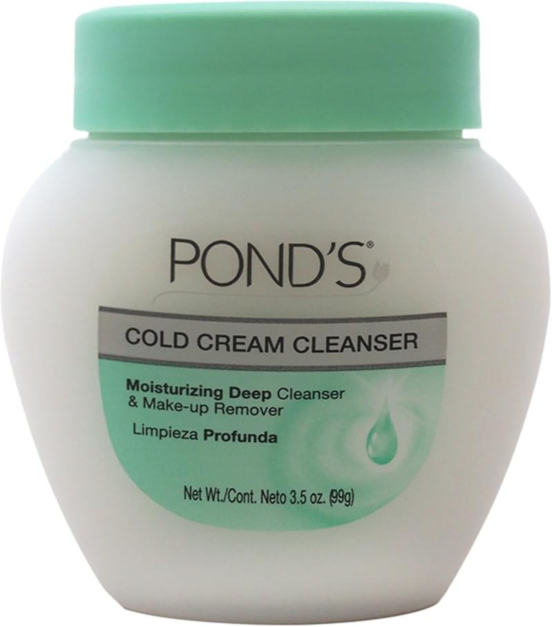 Pond's Cold Cream Cleanser Moisturizer 3.5 oz Makeup Remover Soft Skin