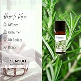 SENSOLI Rosemary Essential Oil 10ml 100% Pure Amber Glass Dropper Bottle view 5