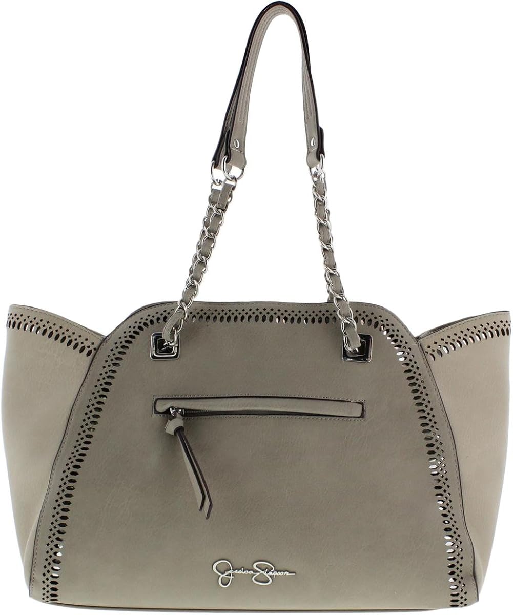gray jessica simpson purse