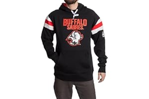 Calhoun NHL Buffalo Sabres Goat Head Varsity Pullover Hoodie – Retro Hockey Sweatshirt