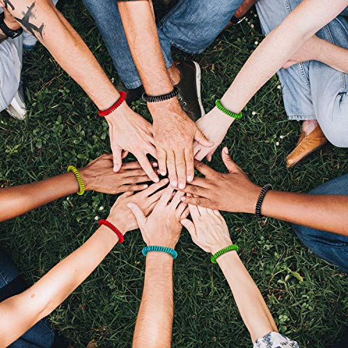 VANZO Mosquito Bracelets, Natural and Waterproof Wrist Bands for Adults, Kids, Pets (12 Pack)