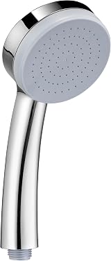 Croydex Presion Chrome Shower Head - Pressure Boost for Low Pressure, Easy