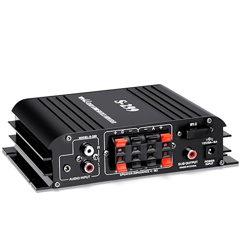 Facmogu S-299 Bluetooth Power Amplifier with Active