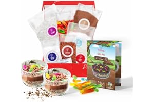 BAKETIVITY Dirt Pie Kids Baking Kit | Delicious Chocolate Cake Kids Baking Set for Girls & Boys | Baking Set for Kids with Pre-Measured Ingredients | Perfect Family Gifts for Cooking Lovers Ages 6-12