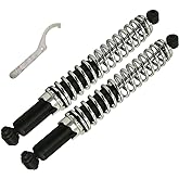DTA D9570-8 x2R (Pair) Ready to Install Rear Complete Coil-over Springs Shocks Compatible with Type 1 Bug, Beetle, Type 2 Bus, Type 3 Squareback, Fastback Notchback, Comes with Spanner Wrench