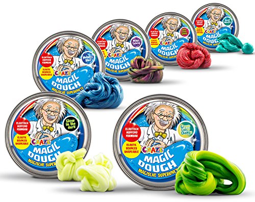 Craze Magic Dough Professor Set Intelligente Knete für Kinder 80 g Kinderknete Glutenfreie Knetmasse Special-Effekt… – Bild 3