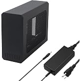 External eGPU Enclosure with PSU,Compatible with Thunderbolt 4/3 &amp; USB4 | Aluminum Chassis | Included Special Bag | 240W PSU | 85W PD | Compact eGPU Dock for Laptops, Mini PCs &amp; Gaming Handhelds