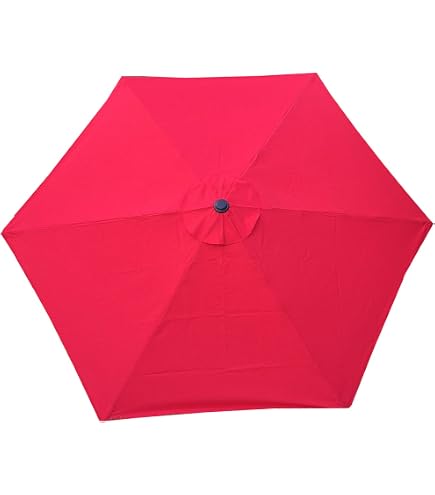 BELLRINO DECOR 7.5ft 8 Ribs RED Replacement STRONG & THICK Patio Umbrella Canopy Cover for (Canopy Only) (RED-78) : Patio, Lawn & Garden