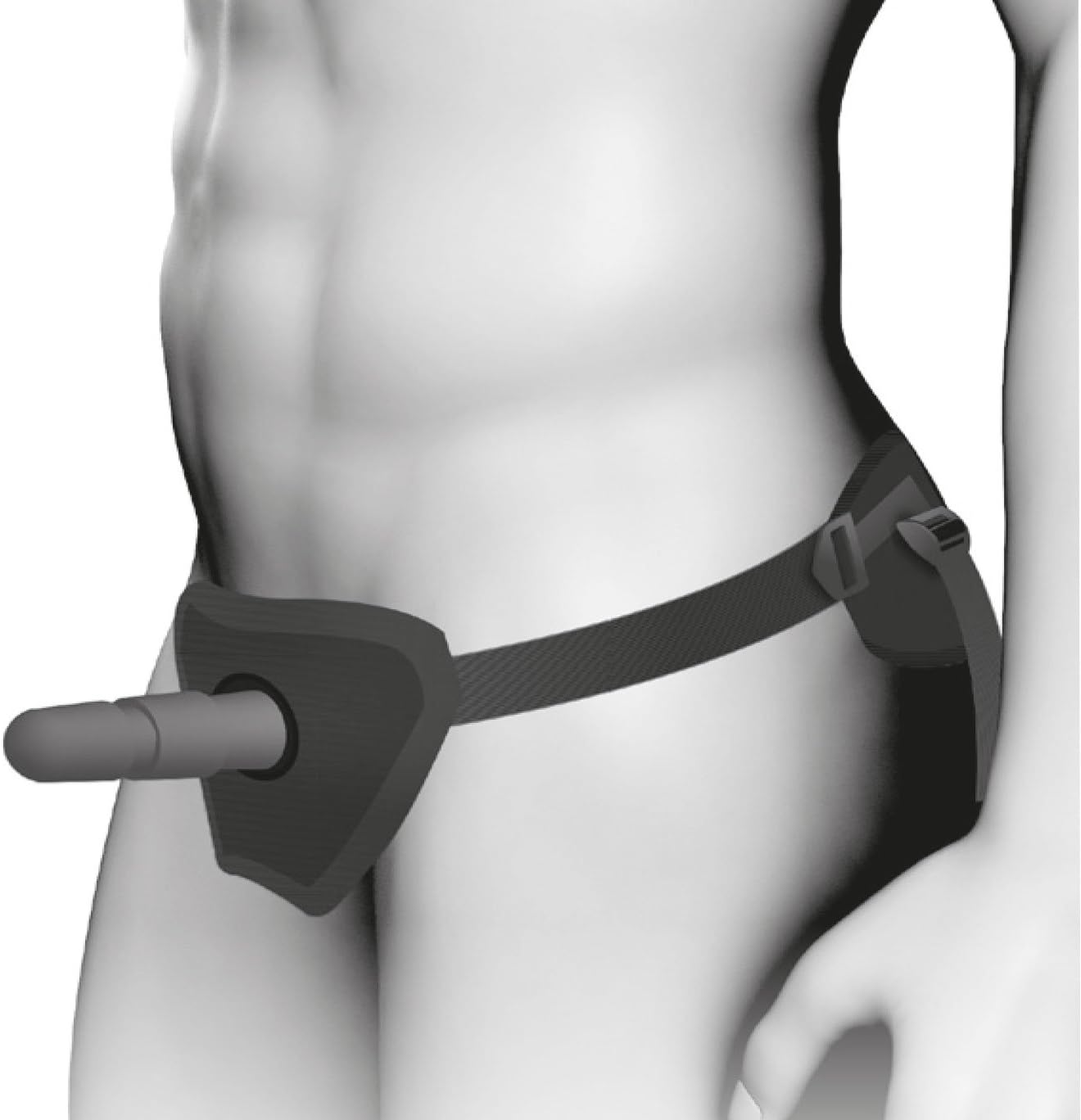 HUNG System Neoprene Dildo Harness With Attachment - Image 4