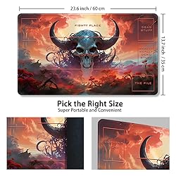 Premium Stitched MTG Playmat with Zones and