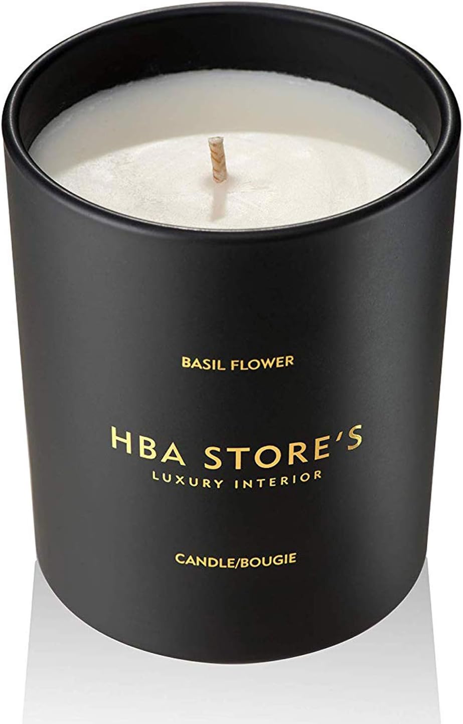 Scented Candles Soy Candle, Anxiety Reducer, Stress Relief Basil Flowers, Aromatherapy Organic Massage Candles, Clean Long Burning, Hand Poured Natural Soy Wax, Strong Fragrance For Home Decoration