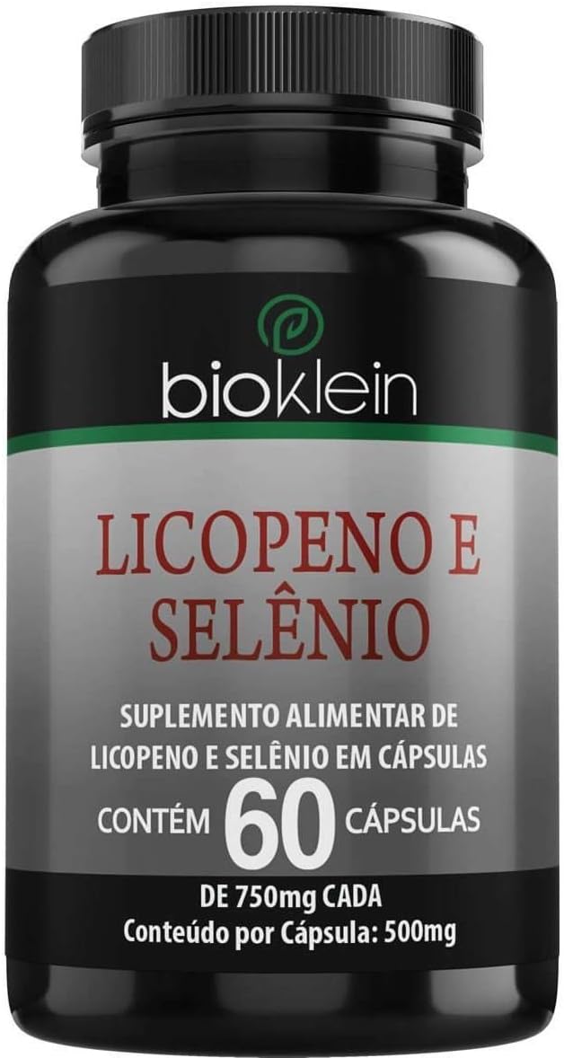 Licopeno e Selênio - 60 Cápsulas - Bioklein, Bioklein