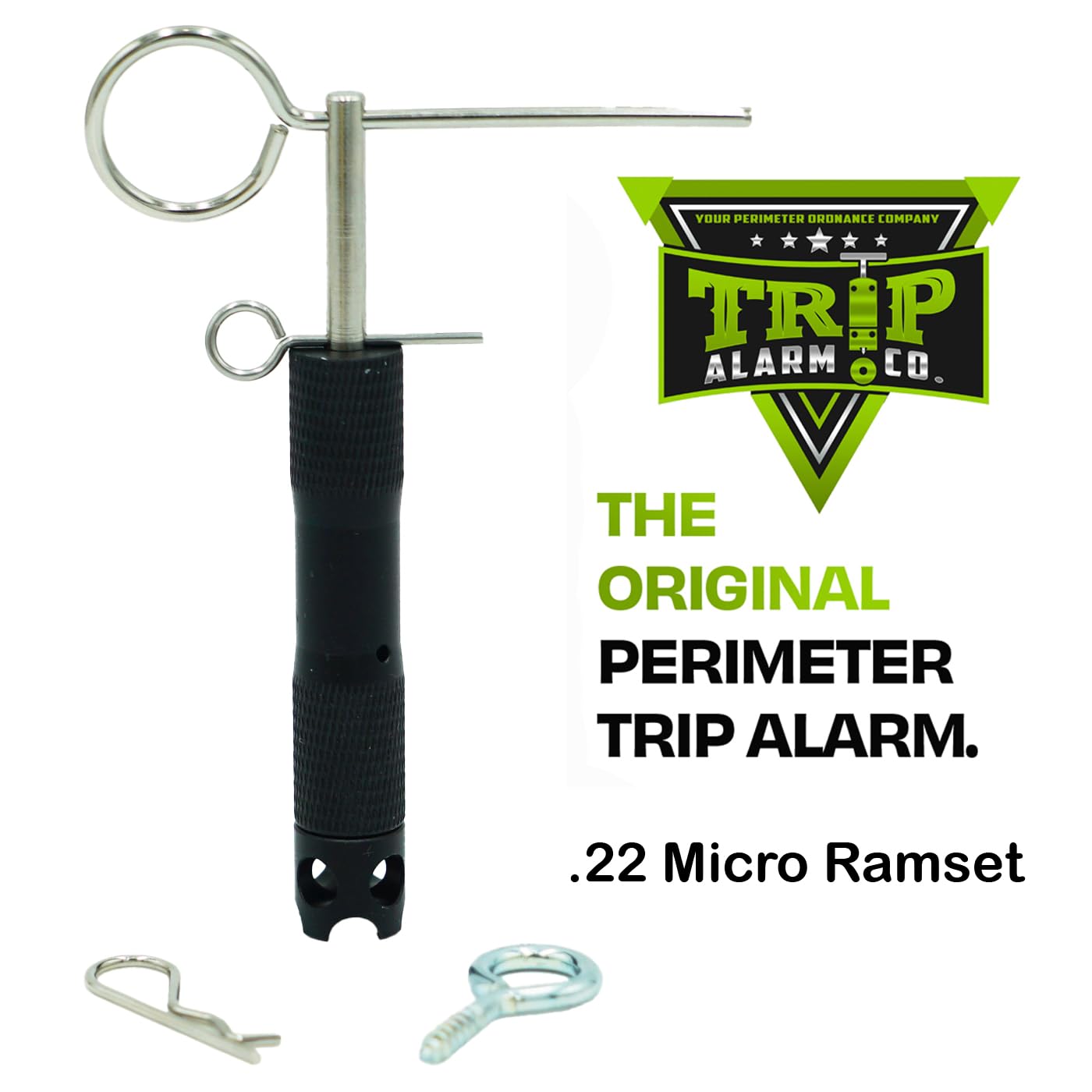 Micro .22 Ramset Perimeter Trip Wire Alarm – Perimeter Defense Device – Early Warning Security System for Camping and Property Safety