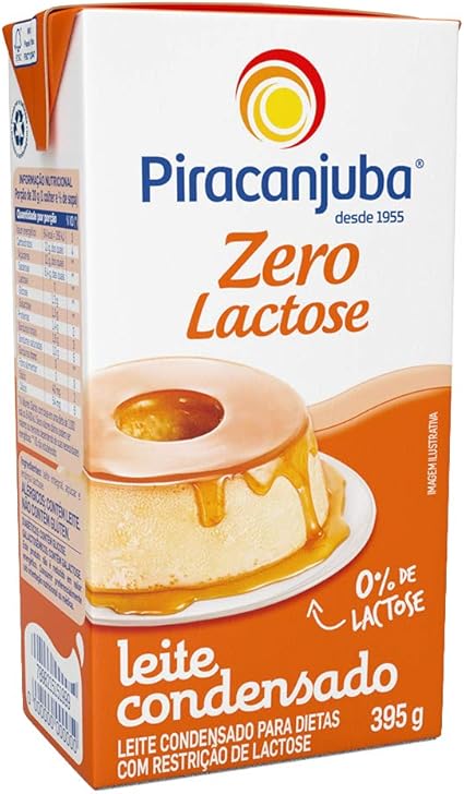 Leite Condensado Zero Lactose Piracanjuba 395g Amazon Com Br