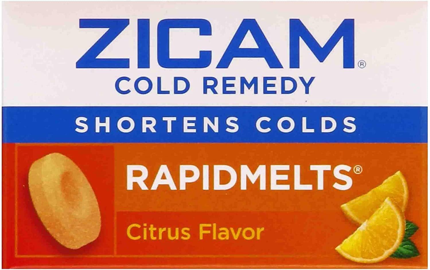Zicam Cold Remedy Citrus RapidMelts, 25 Quick Dissolve Tablets, Clinically Proven to shorten colds when taken at the first sign, homeopathic, 25 Count (Pack of 1): Health & Personal Care