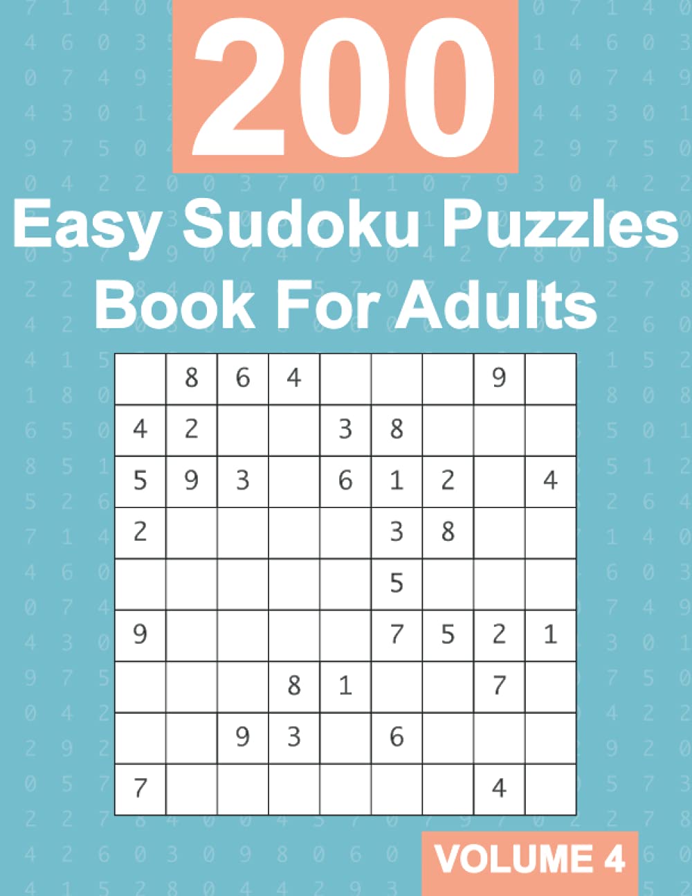 200 easy sudoku puzzles book for adults large print daily sudoku with solutions volume 4 clarke nicolas 9798470577191 amazon com books