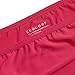 Ekouaer Bikini Panty Womens Seam Free String Microfiber Briefs 3 Pack Assorted Colors,3 Pack-black/Pink/Rose Red,Large