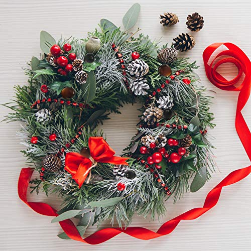 HANGNUO 140PCS Natural Pine Cones and Artificial Acorns for Crafts Ornaments Fall Thanksgiving Christmas Vase Filler Farm House Decoration