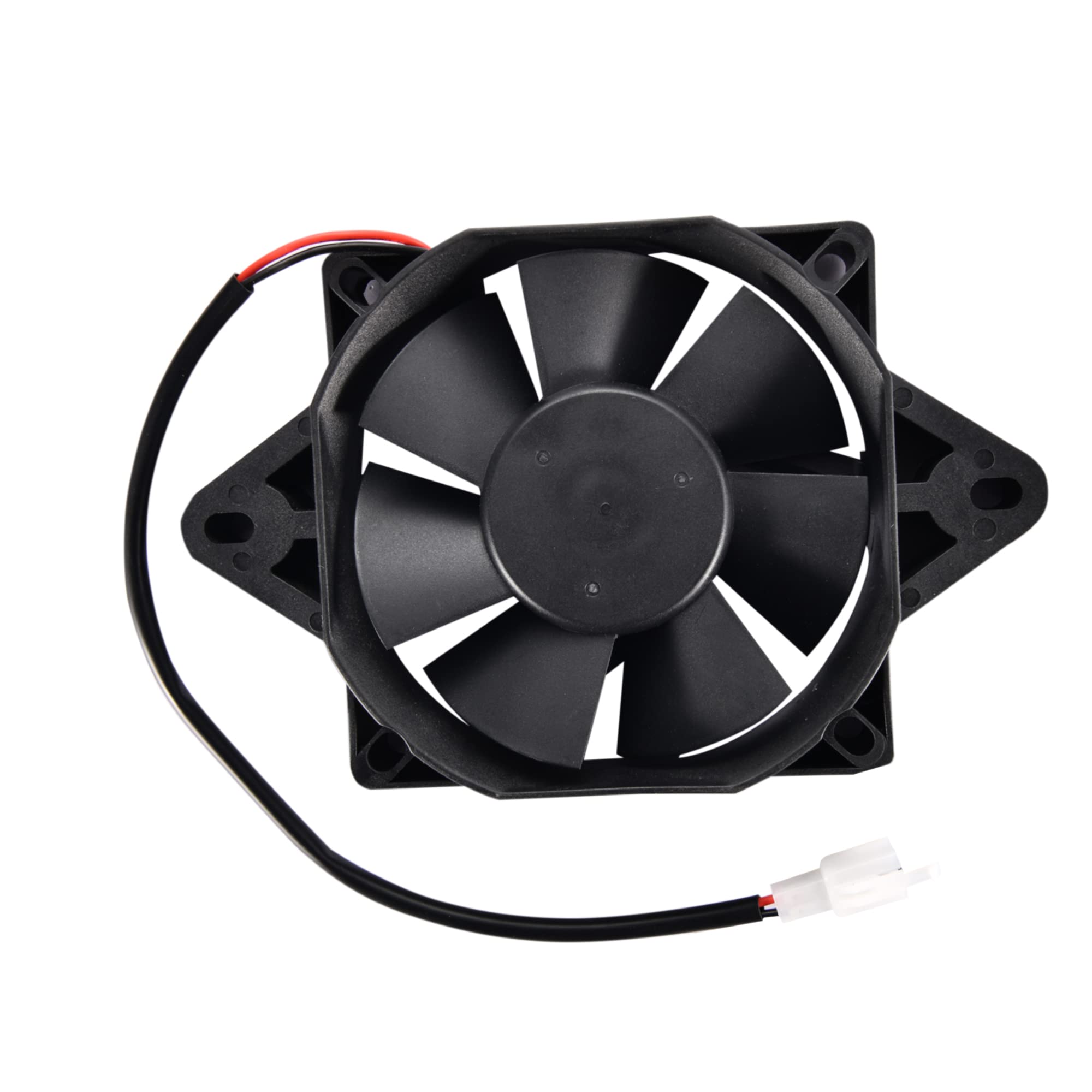 GOOFIT 12V DC Square Radiator Cooling Fan Replacement For Motorcycles