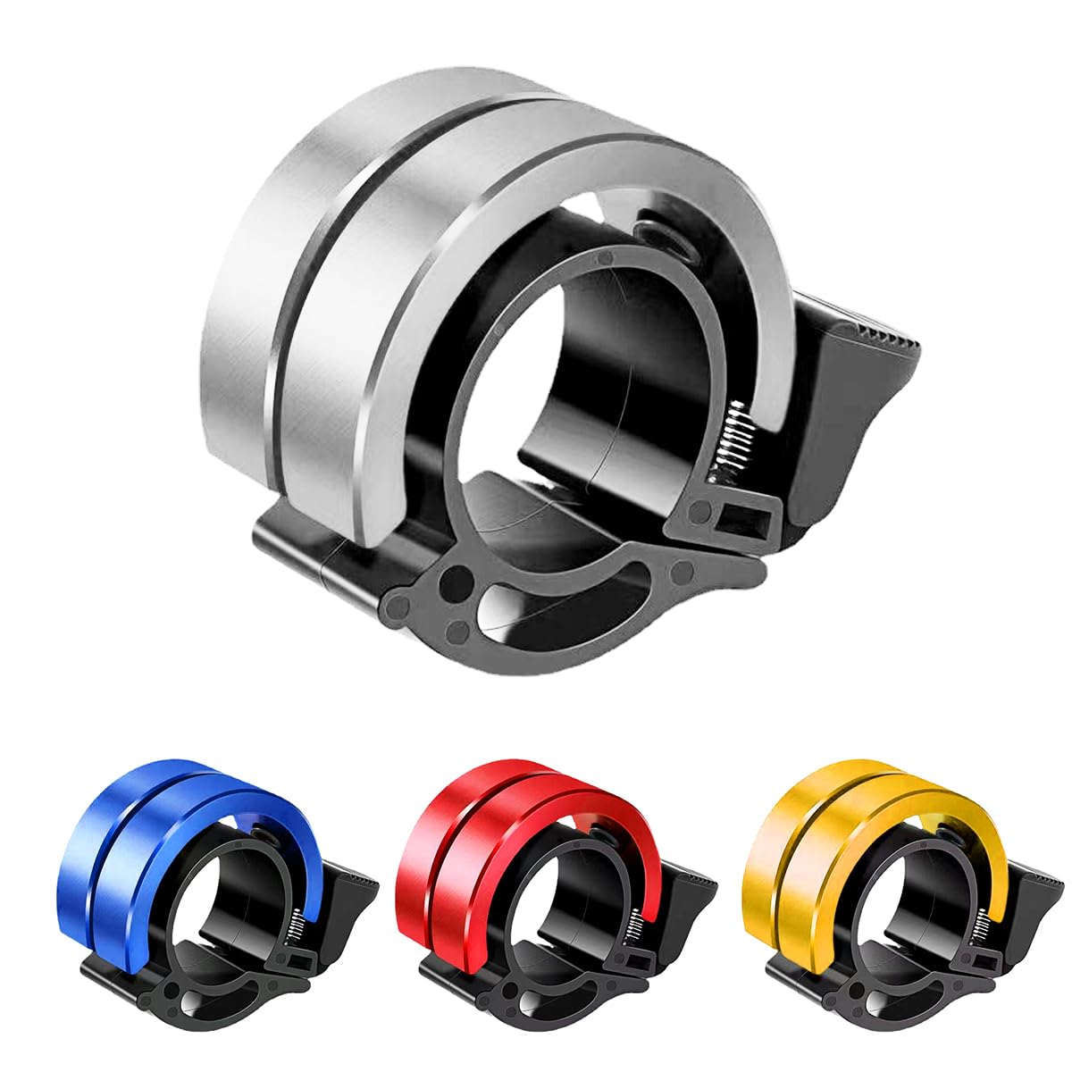 Garegce Bike Bell for Kids and Adult with 90db Loud Crisp Clear Sound, Road Bicycle Bell, Mountain Bike Bell for Children, Durable Alloy Bell Fits 2.2cm/0.87in Bike Handle