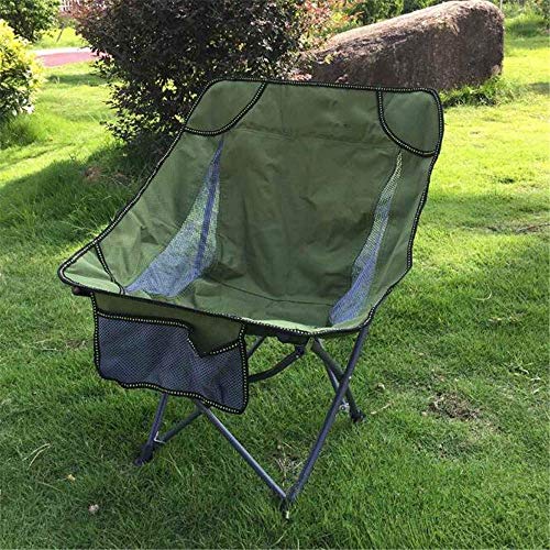 Bequeme Sonnenliege, tragbarer klappbarer Campingstuhl Outdoor-Angelsitz Ultraleichter klappbarer Stuhl für Picknick…