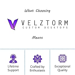 Velztorm Black Praetix 3D Custom Built Y60 Gaming