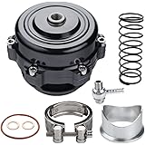 Universal 50mm Blow Off Valve BOV Dump Valve Kit with Spring Aluminum Flange O-ring Clamp