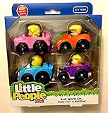 Little People Wheelies (4x4, Sports Car, Rally Car, Hot Rod) by Little People