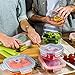 Benir Kitchen [9 Value Pack] Tempered Glass Food Storage Containers w/Locking Lids | No-Leak, BPA Free, Airtight, Microwave/Oven/Dishwasher/Freezer Safe