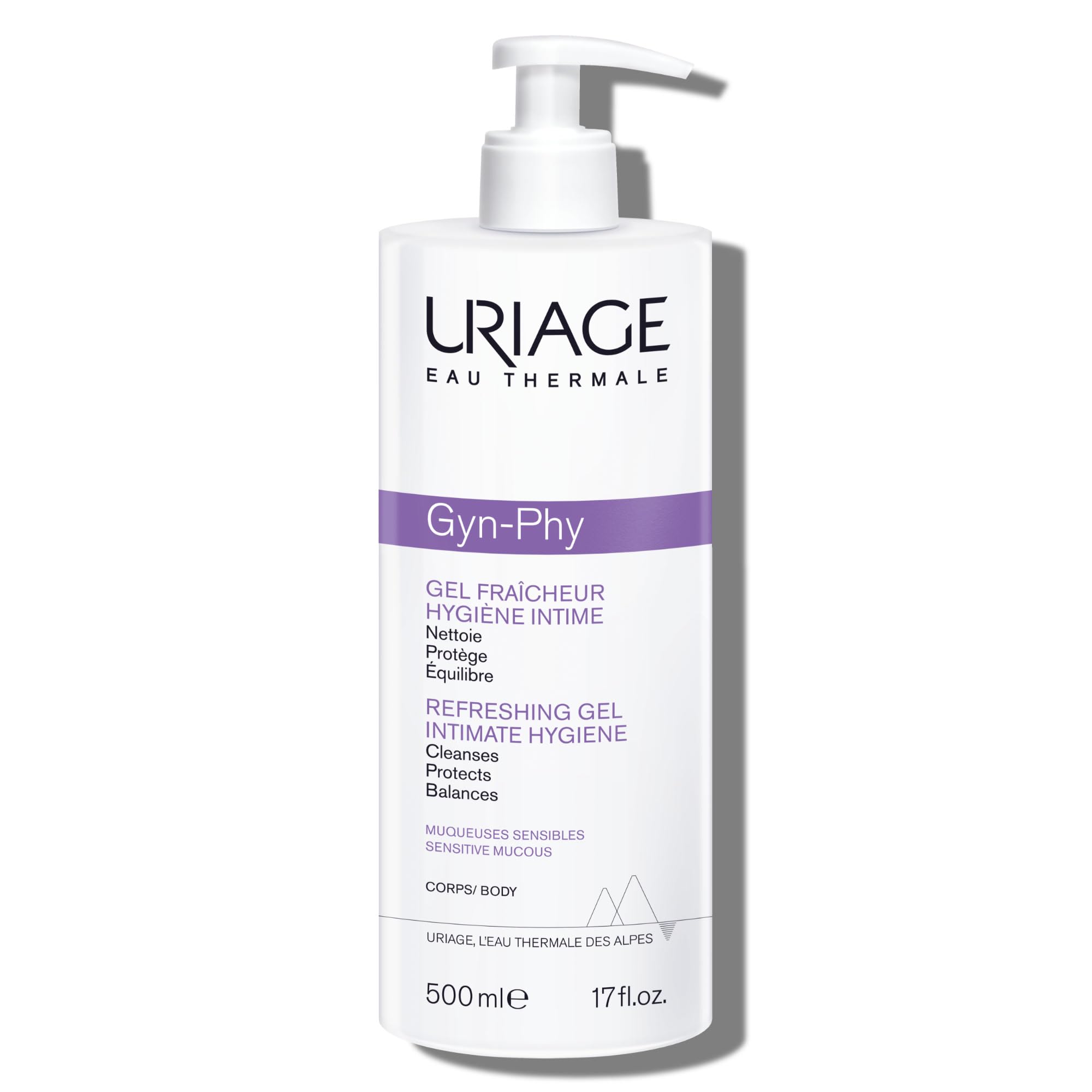 Photo 1 of URIAGE Gyn-Phy Refreshing Gel Intimate Hygiene Wash | Daily Hygiene for External Intimate Areas, Foaming Gel, Paraben-Free, Tested under Gynecological Control, 500 mL/ 17 oz