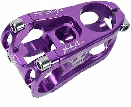 purple bike stem