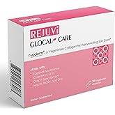 GlocalCare Rejuvi Collagen Booster – 300mg Ovoderm Vegetarian Collagen for Skin Elasticity, Firmness & Joint Support – Biotin, Grape Seed Extract, CoQ10 - (30 Capsules)