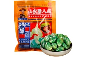 ZAOIAN Laba Garlic,Jade Garlic,Pickled Vegetable,Fresh Green Garlic,200g/pack,Sugar Garlic,Vegan,Pickled Garlic,Crisp refreshing,chinese green laba garlic pickled,Perfect for Rice,Chinese Specialty (2pack)