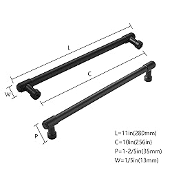 ZAUYX Solid Heavy Duty Jasper Pulls 2 Pack Matte