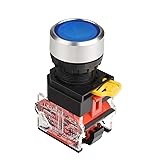 APIELE 22MM Momentary Push Button Switch 1NO 1NC