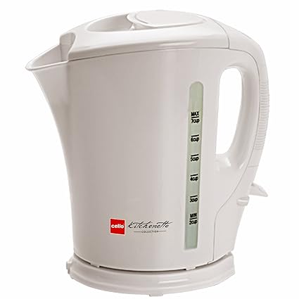 Cello Quick Boil 100 1.5-Litre 2000-Watt Kettle (White)