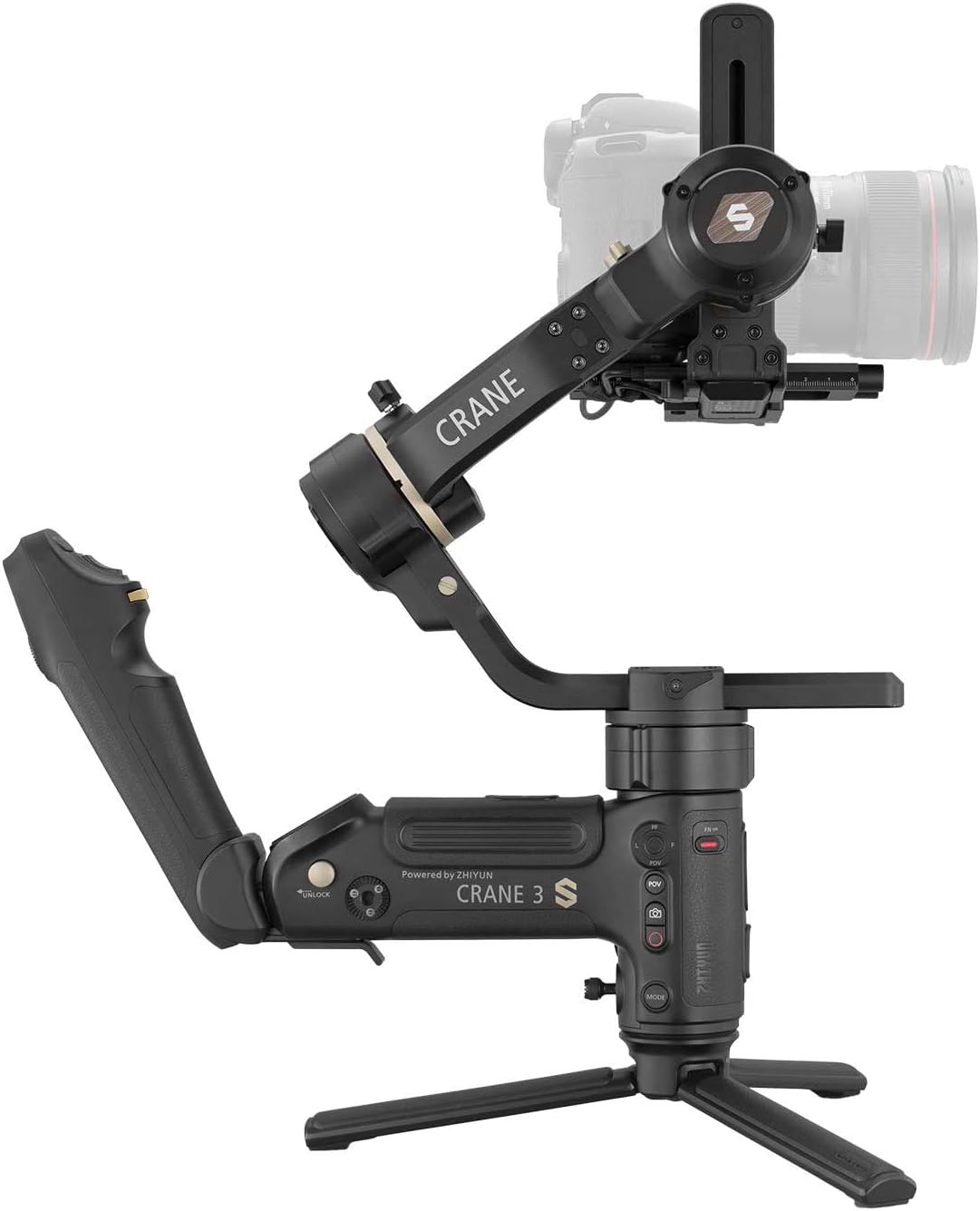 Zhiyun Crane 3S [Official] Smartsling Kit 3-Axis Handheld Gimbal Stabilizer for DSLR Cameras and Camcorder (with Smartsling Handle) : Camera & Photo