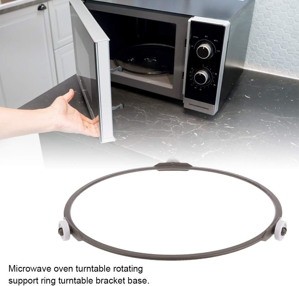 Piastra di vetro universale per forno a microonde in plastica con anello e  ruote lencicol Accessori e parti di ricambio Parti di ricambio per forni a  microonde