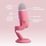 Logitech G Blue Yeti USB Microphone Pink - Condenser Microphone for PC/Mac view 6
